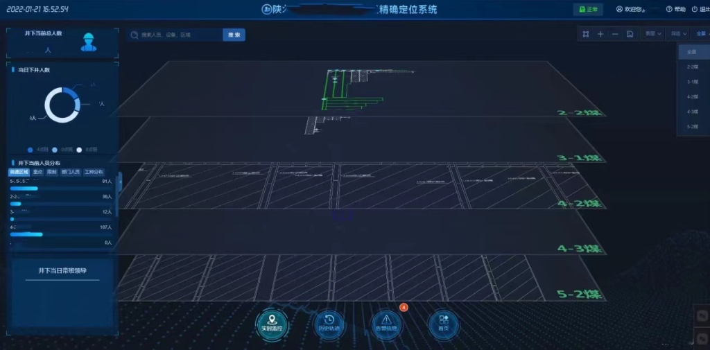 11 億條數據壓縮到 12GB,TDengine 在陜煤礦山項目的落地實踐 - TDengine Database 時序數據庫 實時統計與展示圖 TDengine Database