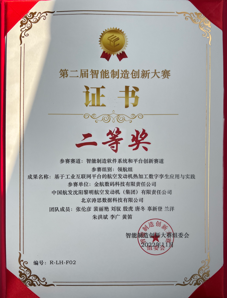 硬核!濤思數據參賽項目榮獲第二屆智能制造創新大賽二等獎 - TDengine Database 時序數據庫 硬核!濤思數據參賽項目榮獲第二屆智能制造創新大賽二等獎 - TDengine Database 時序數據庫