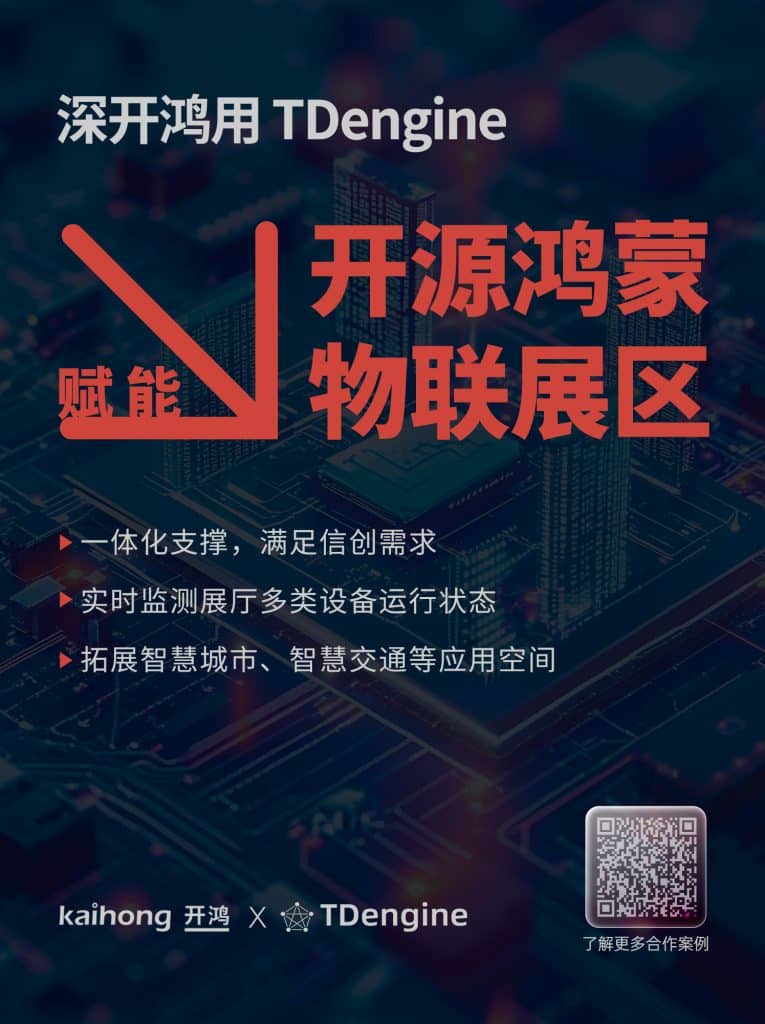 新客?| TDengine 时序数据库赋能开源`蒙物联展区实时监控与展示 - TDengine Database 时序数据? class=